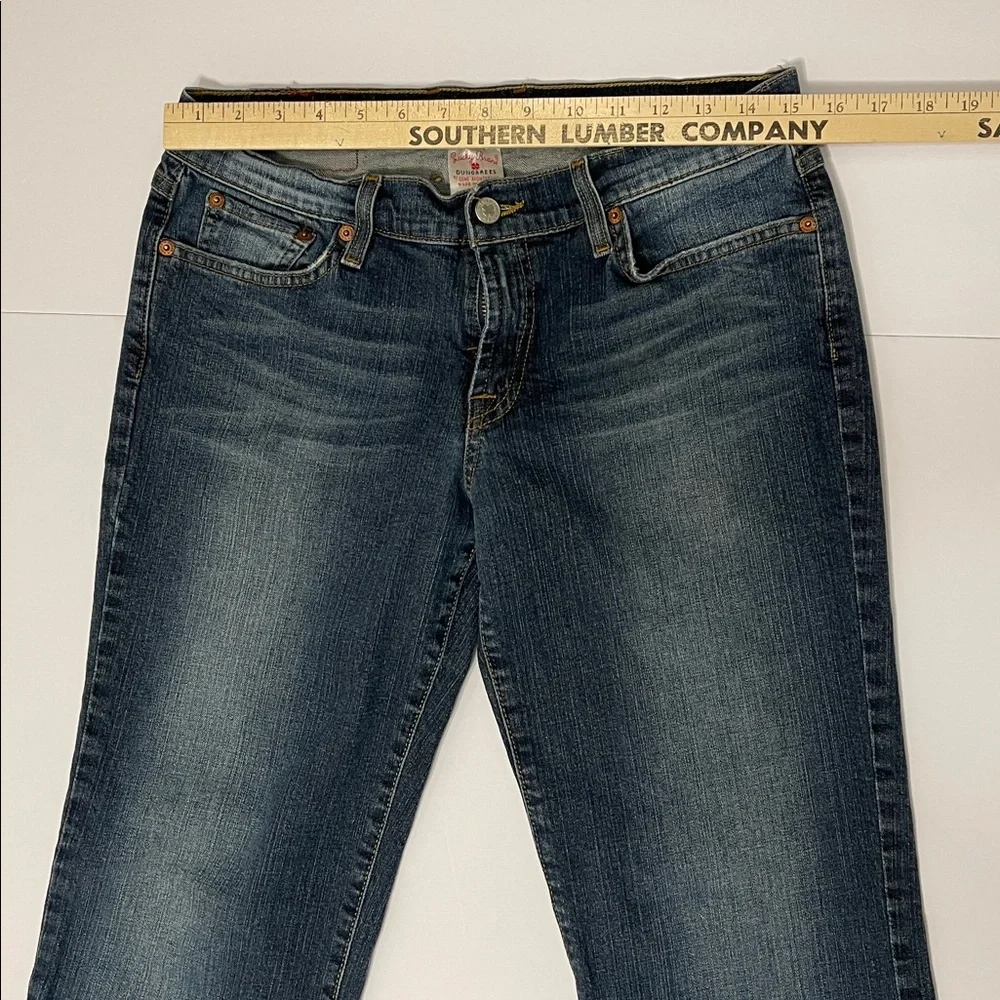 Y2K Lucky Brand Midrise Flare mid tone wash jeans women’s size 10